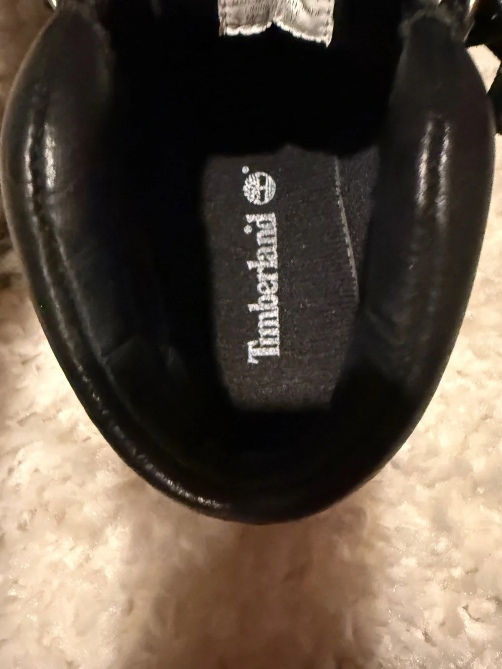 Timberland Black kids Lace-Up Hiking Boots